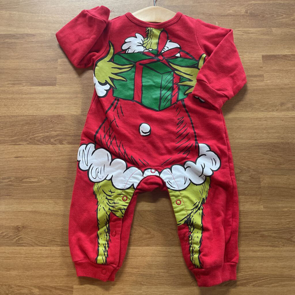 Grinch Coveralls 6-9m