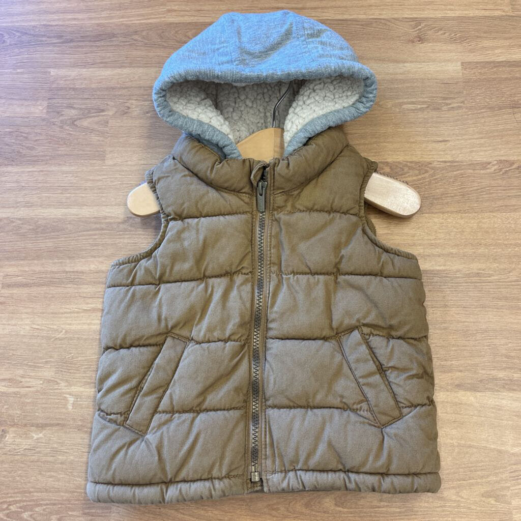 Old Navy Puffer Hoodie Vest - 18/24m