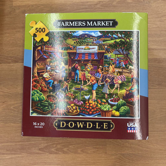 NEW Dowdle Farmers Market 500pc Puzzle