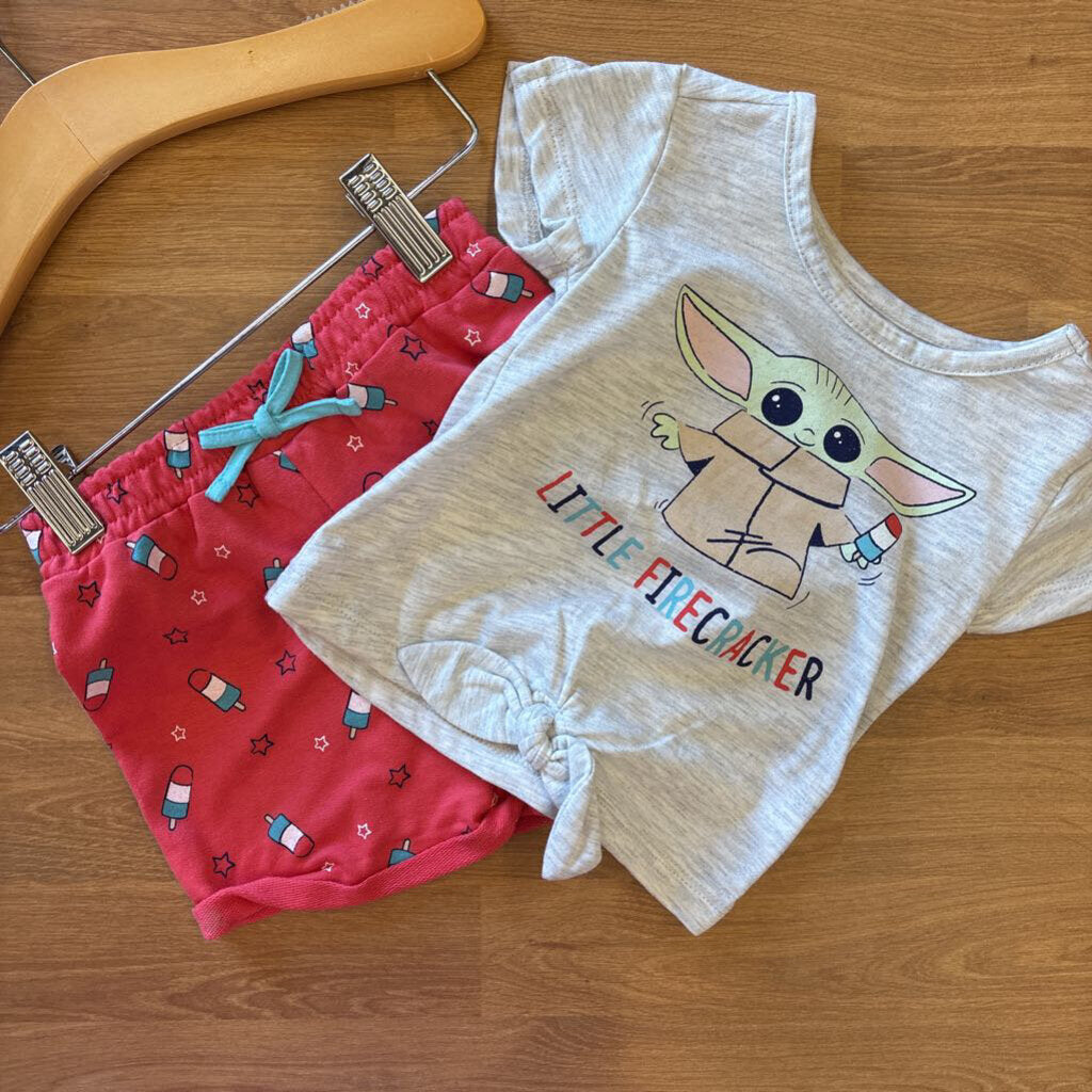 Star Wars Little Firecracker SS Top/Shorts Set 18M