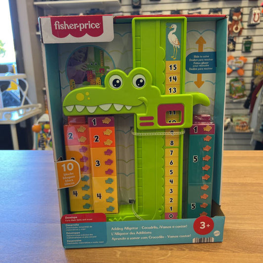 NEW Fisher Price Adding Alligator