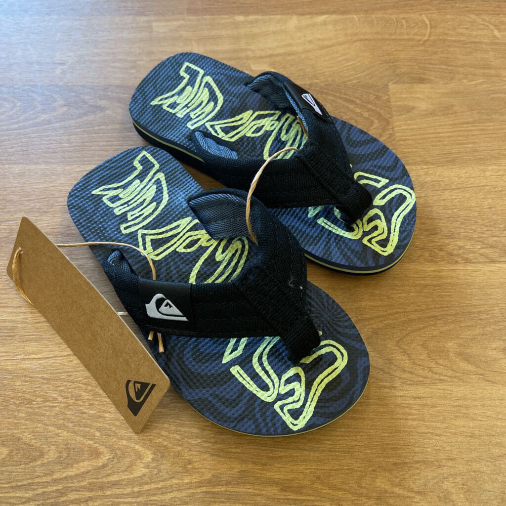 NWT Quiksilver Flip Flops - 10