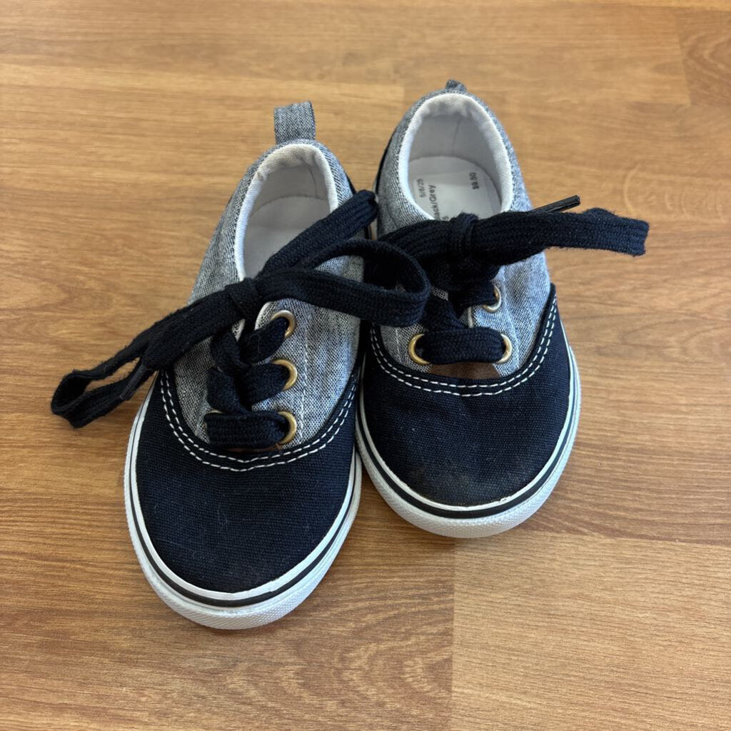 Gymboree Black/Grey Sneakers - 5