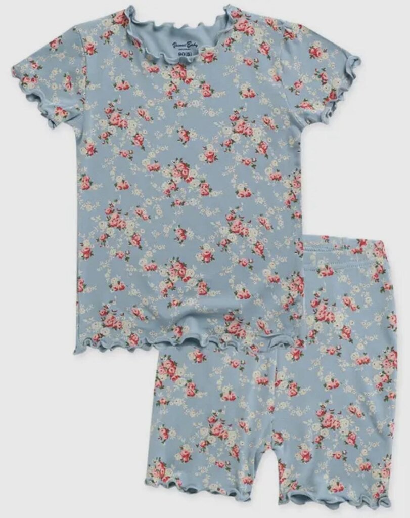 NEW Vaenit Baby Viscose Pjs - Mint Floral 12/18m