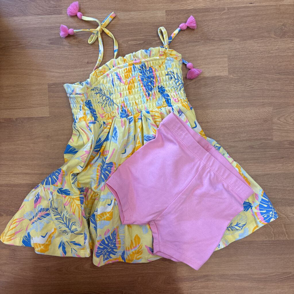 Tommy Bahama Frond Tank Dress w/ Shorts - 12m