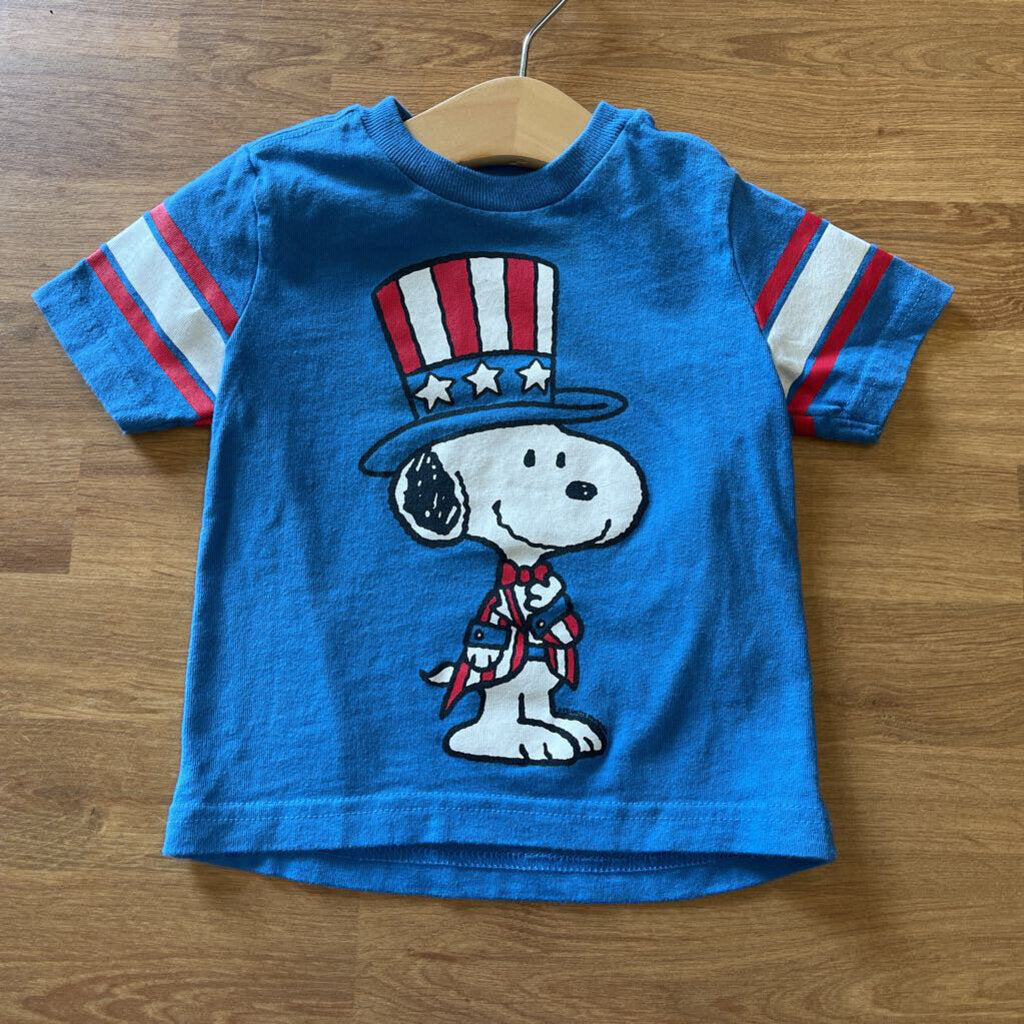 Gym Friends Snoopy SS Tee (wear) - 6/12m
