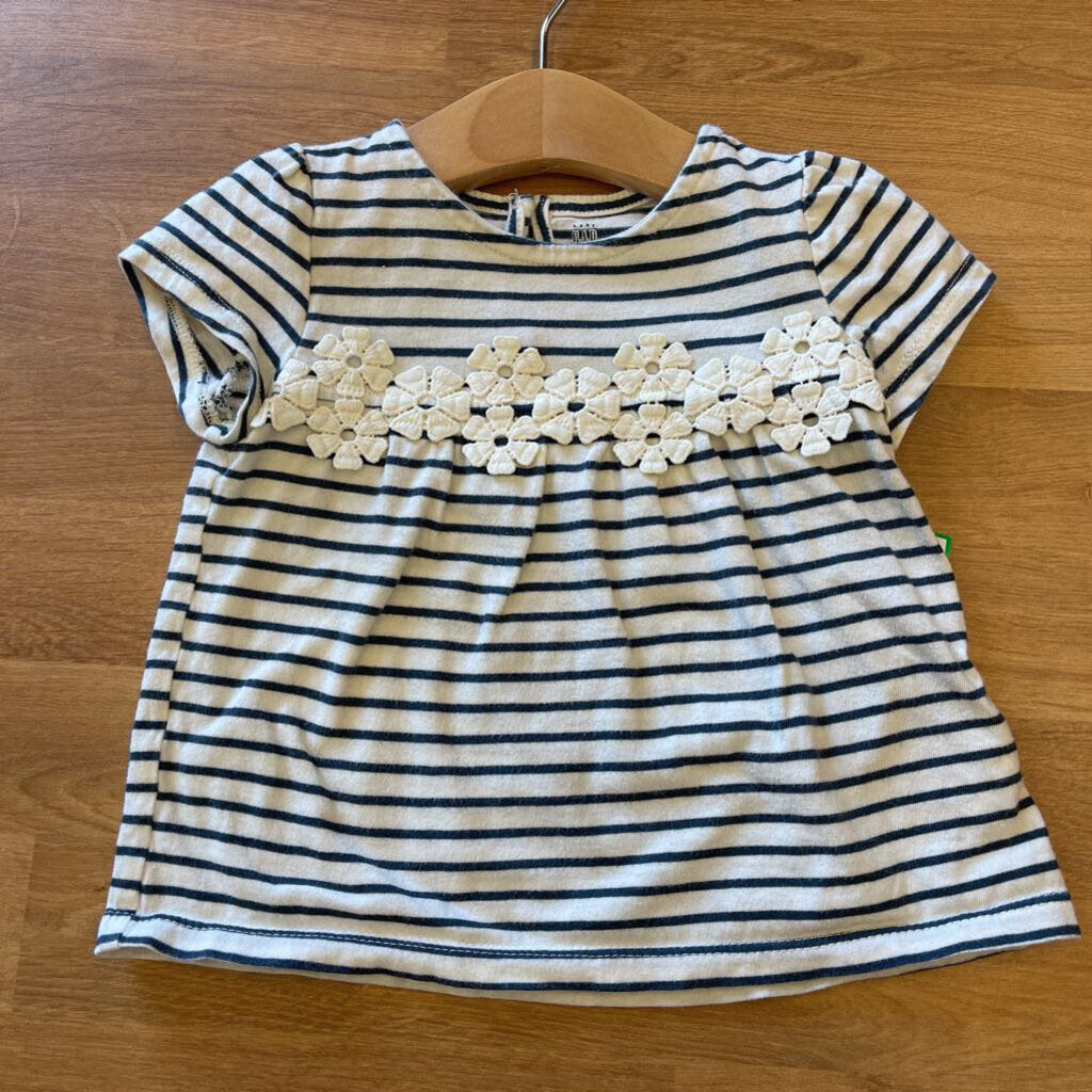 Baby Gap Stripe SS Tee - 18/24m