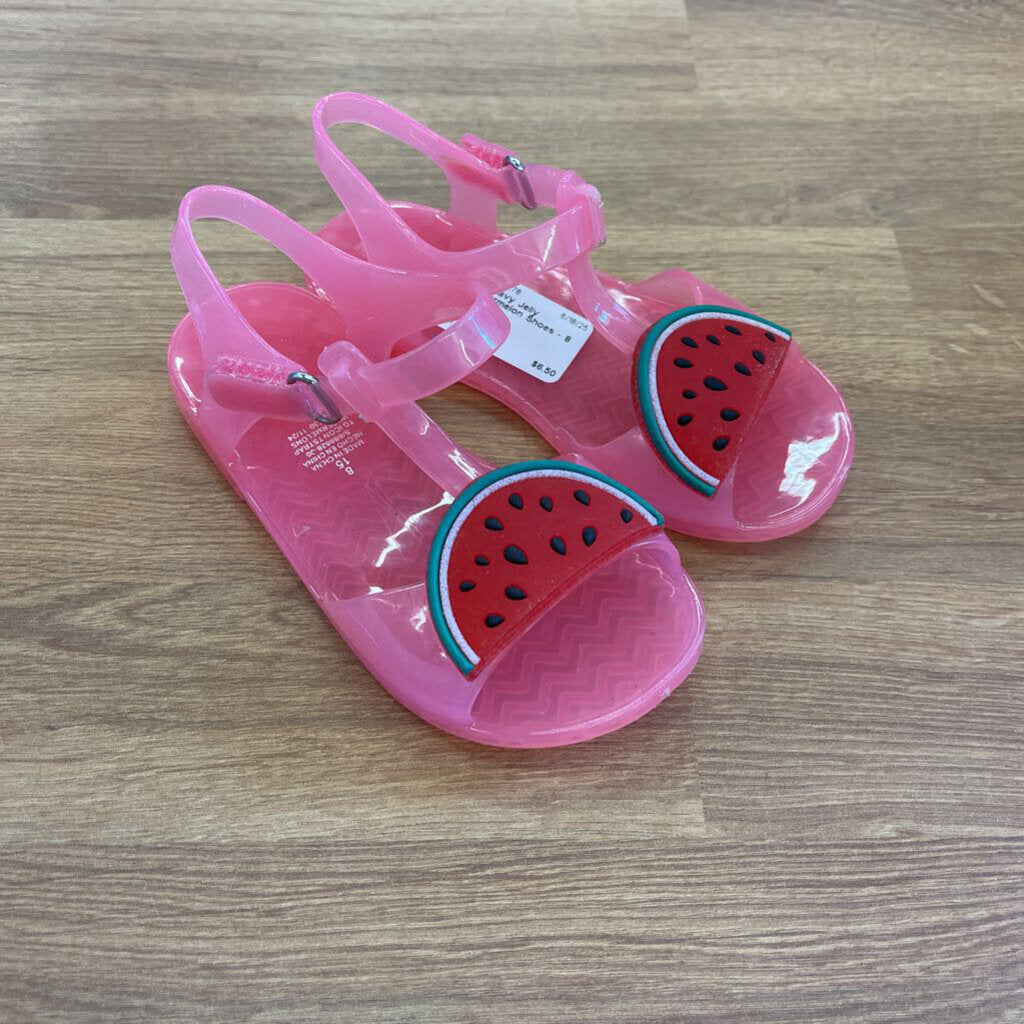 Old Navy Jelly Watermelon Shoes - 8