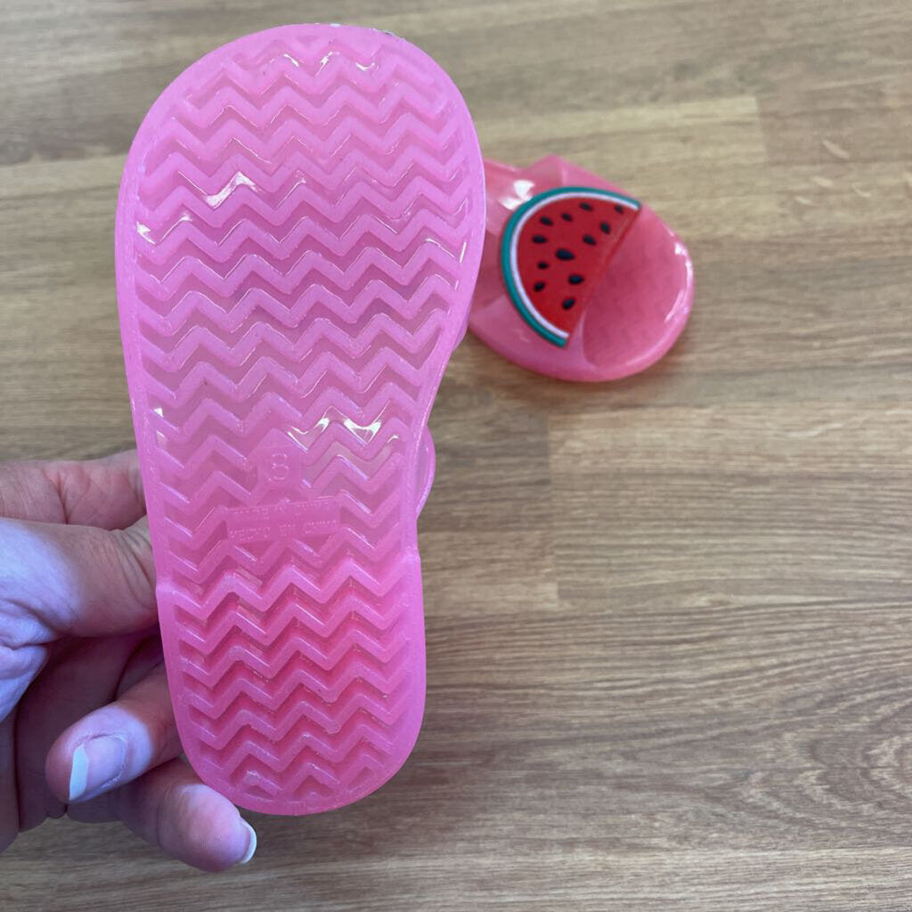 Old Navy Jelly Watermelon Shoes - 8