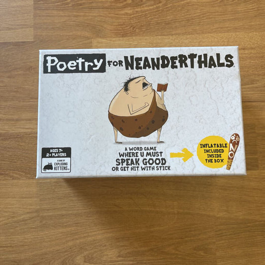 NEW Poetry for Neanderthals