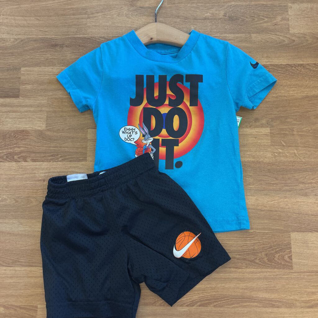 Nike Space Jams Two Pc Set (wear on shirt) - 2T