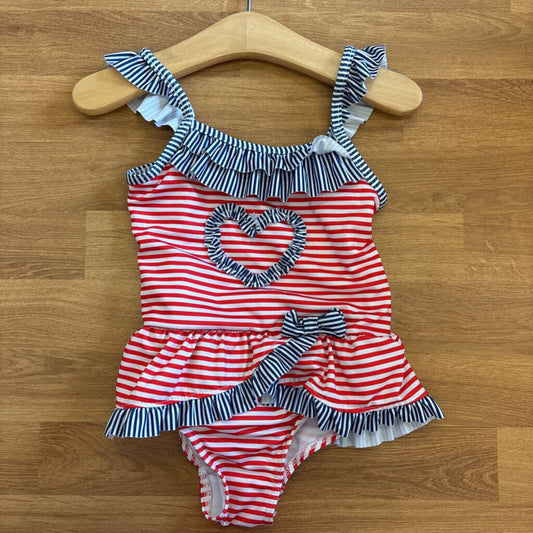 Penny M Stripe One Pc Swim - 4T