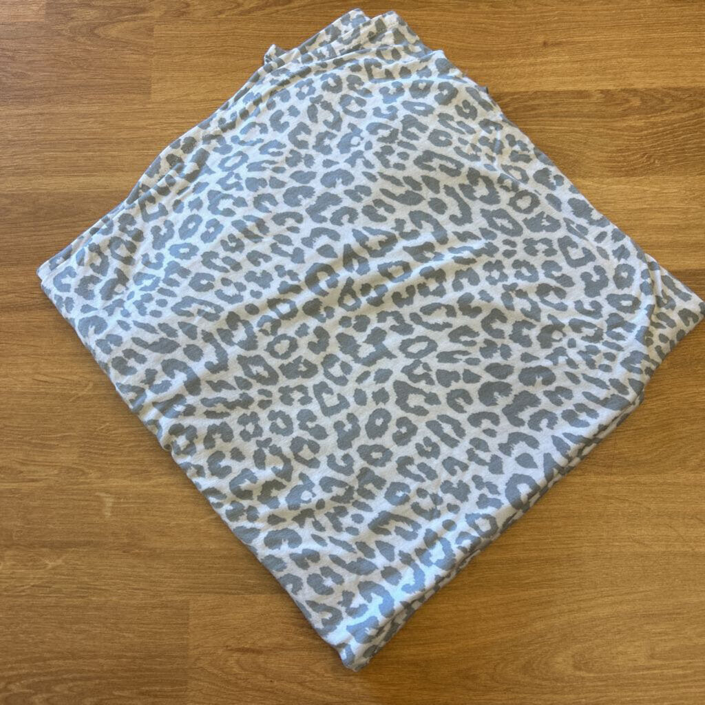 Posh Peanut Bamboo Leopard Swaddle Blanket