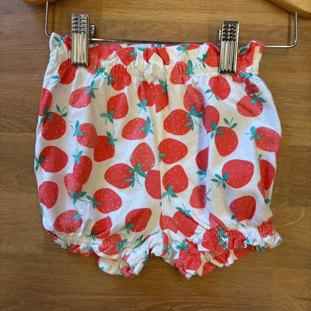 Baby Gap Strawberry Bloomer Shorts - 6/12m