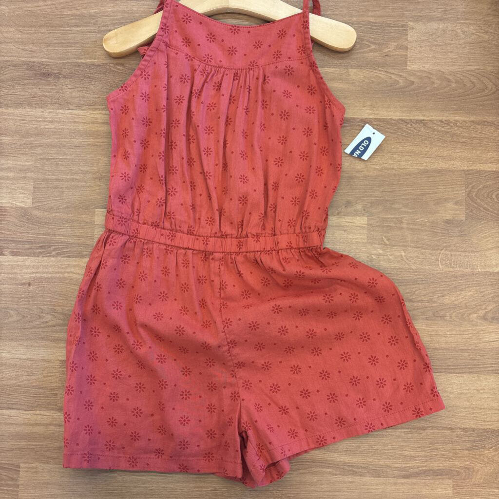 NWT Old Navy Flower Tank Romper - 8