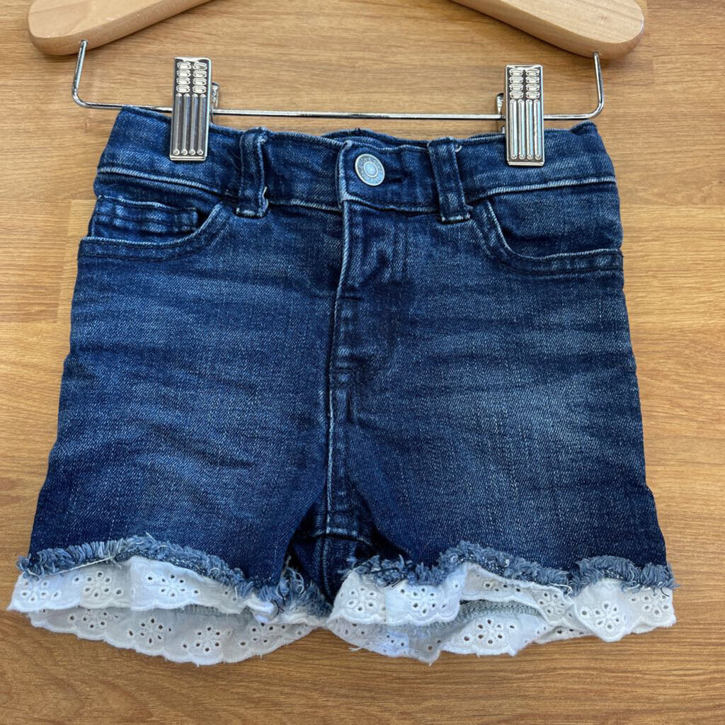 Okie Dokie Eyelet Jean Shorts 2T