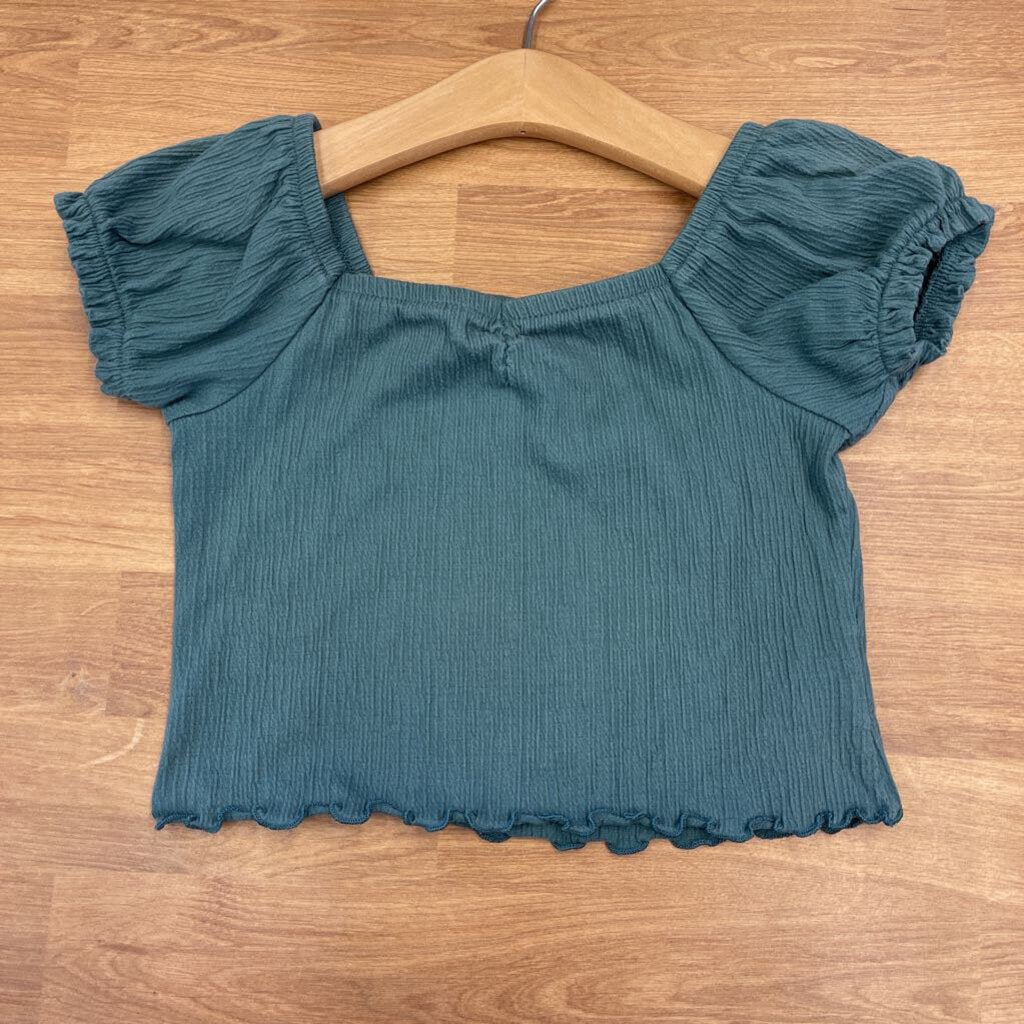 Old Navy Crop Ribbed SS Top 6/7