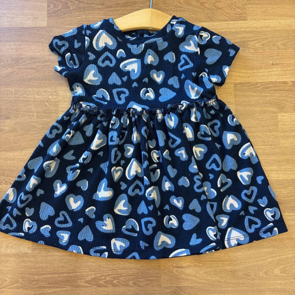 Dip Heart SS Dress - 12/18m