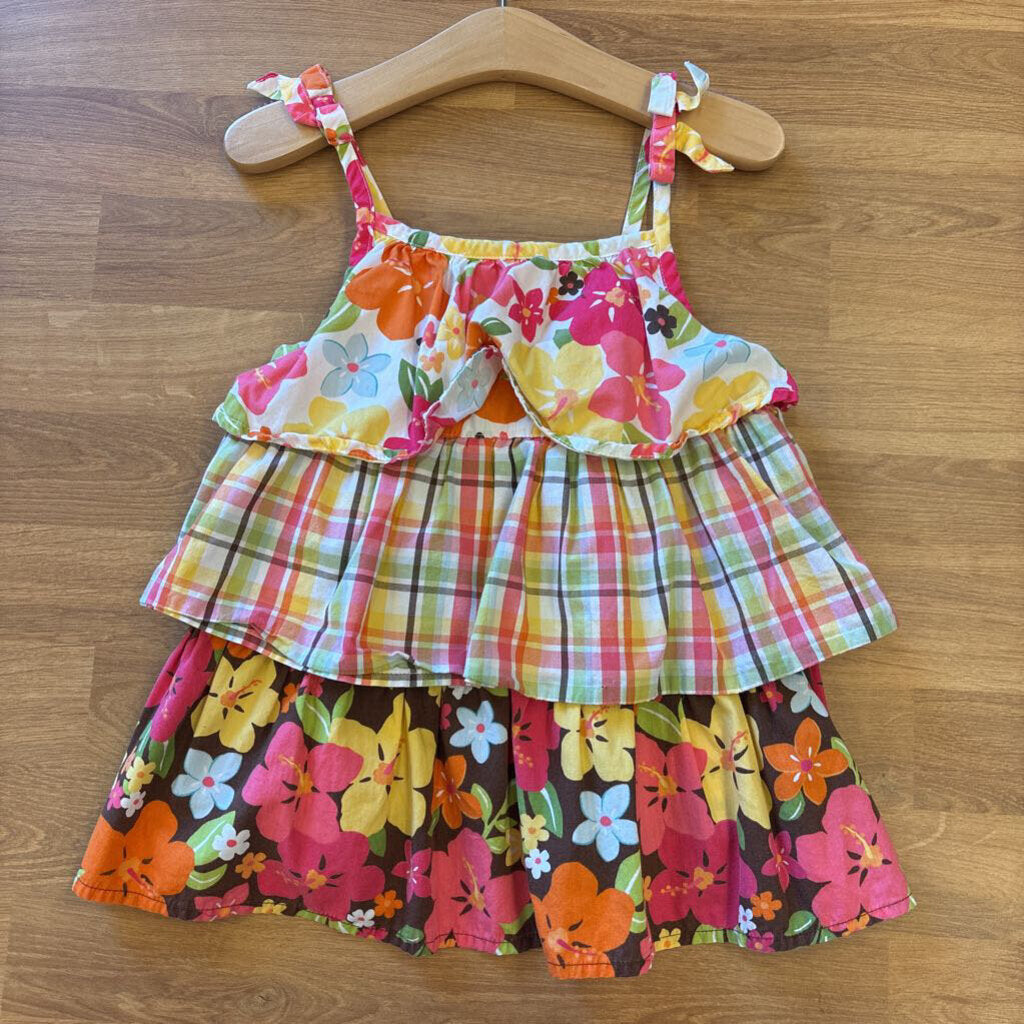 Gymboree Floral Tiered Tank - 6