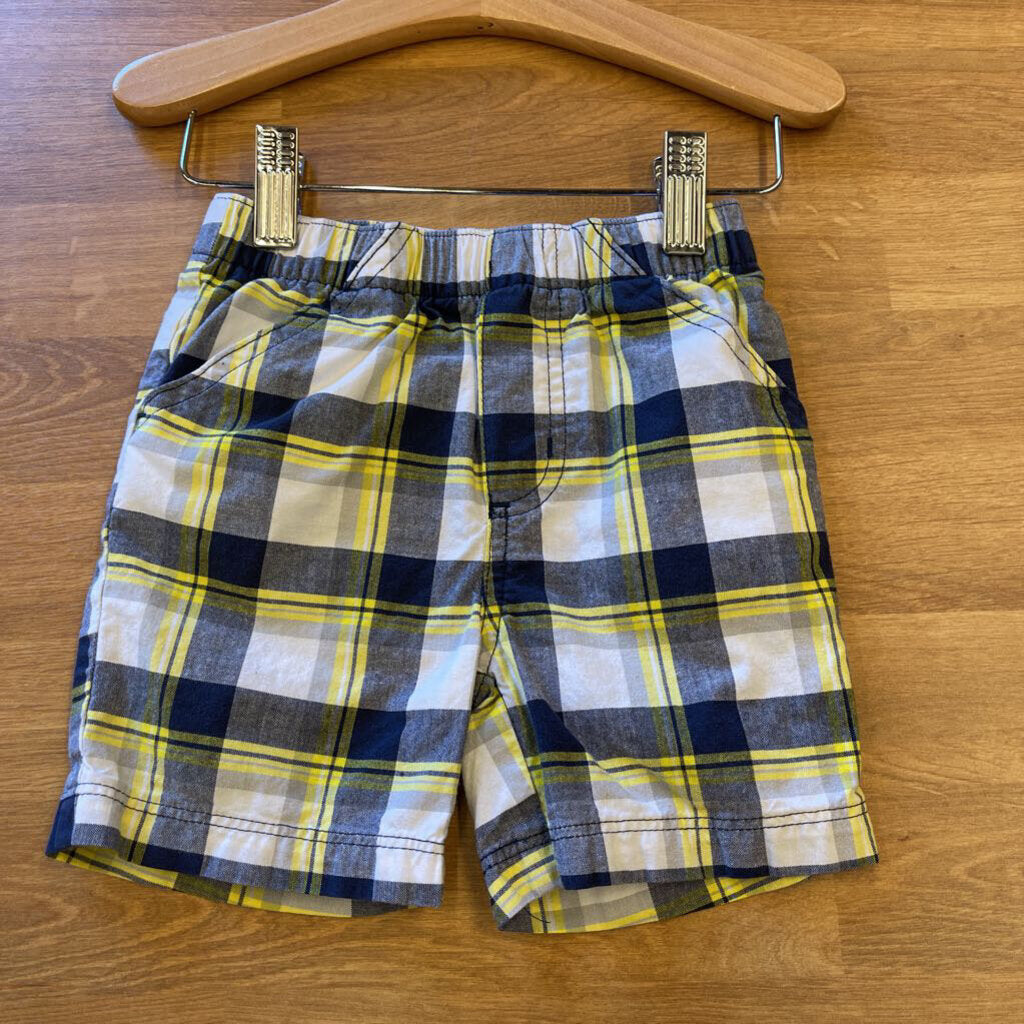 Carters Plaid Shorts 18m