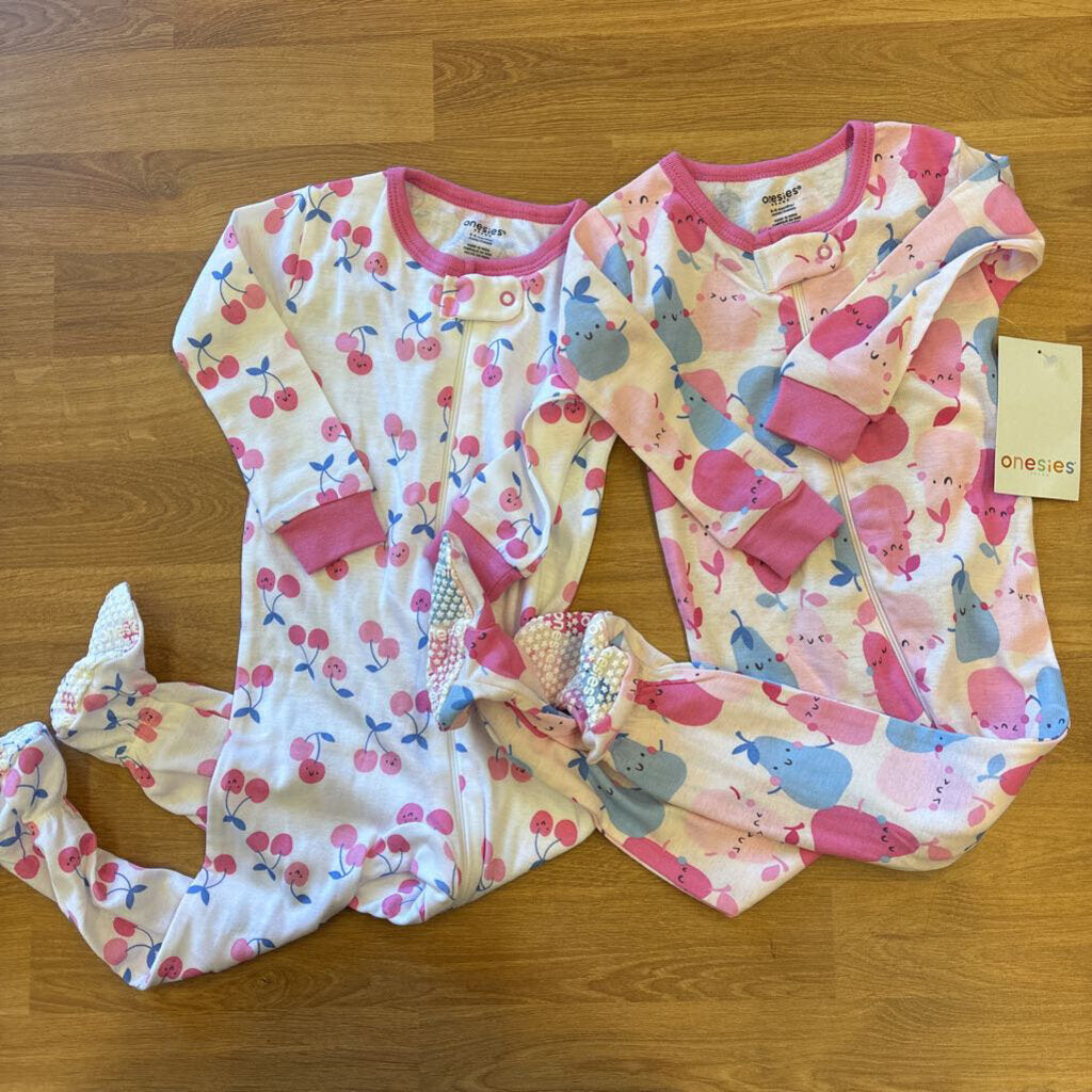 NWT Onesies Two Pj Sets 6/9m