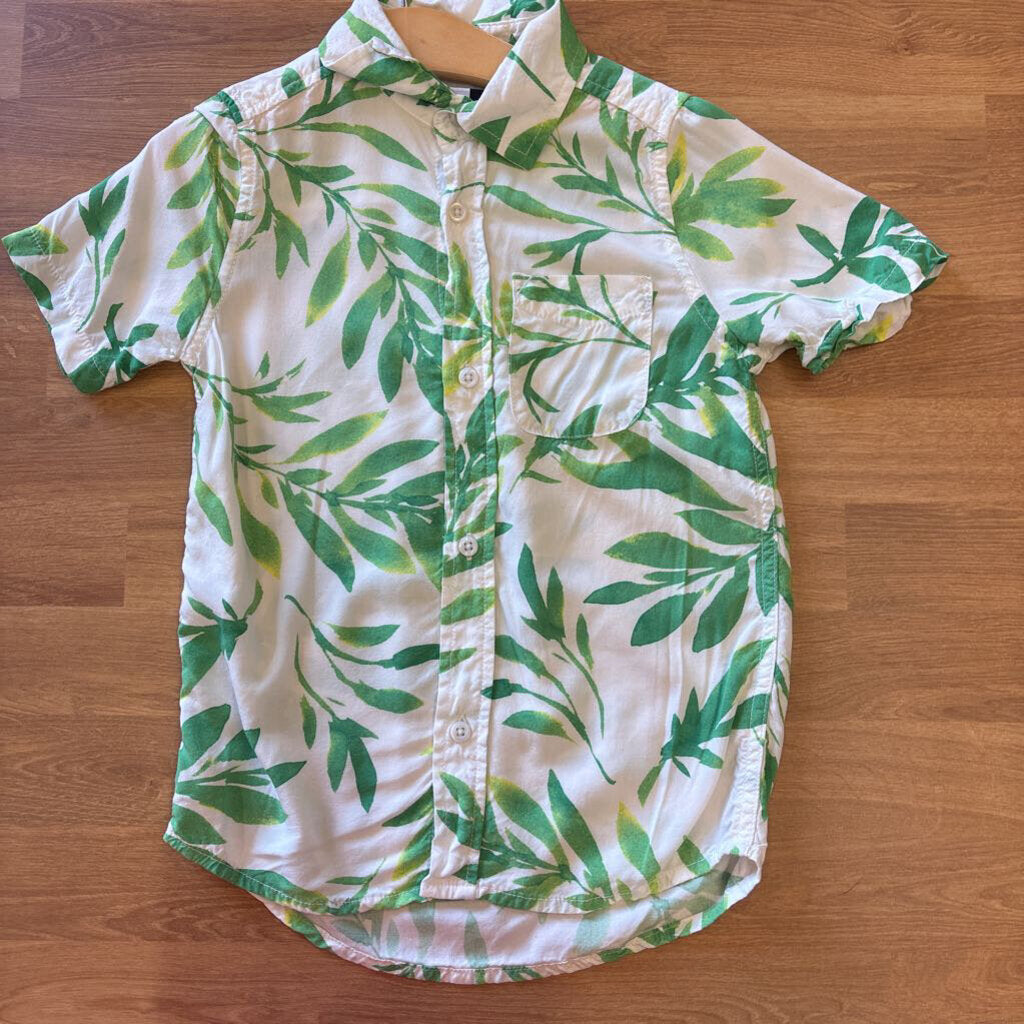Children's Place Leaves Soft SS Button Up 5