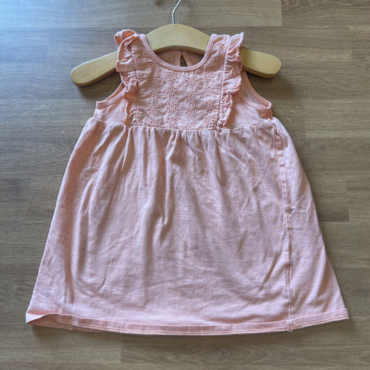 H&M Eyelet SS Dress - 18m