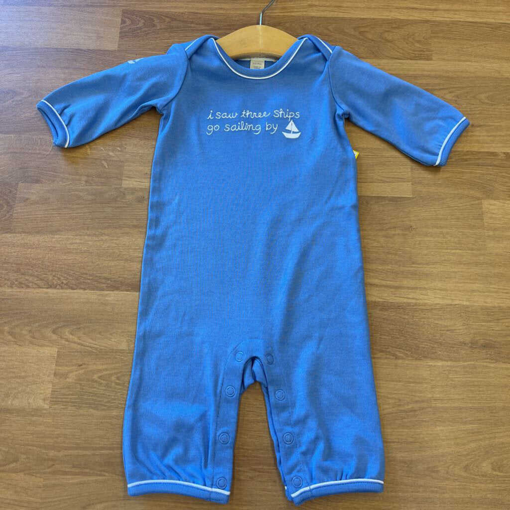 Pottery Barn Kids Ships Coverall - 0/3m