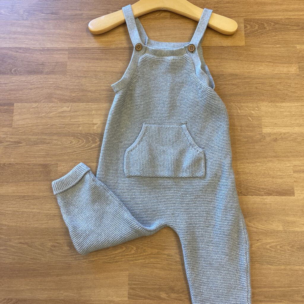 Little Planet Knit Overalls - 18m