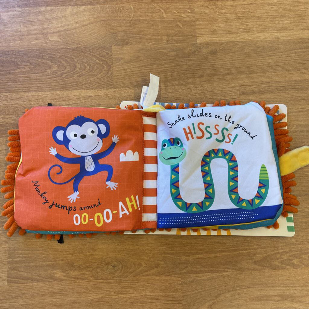 NEW Sensory Snuggables Lion Book