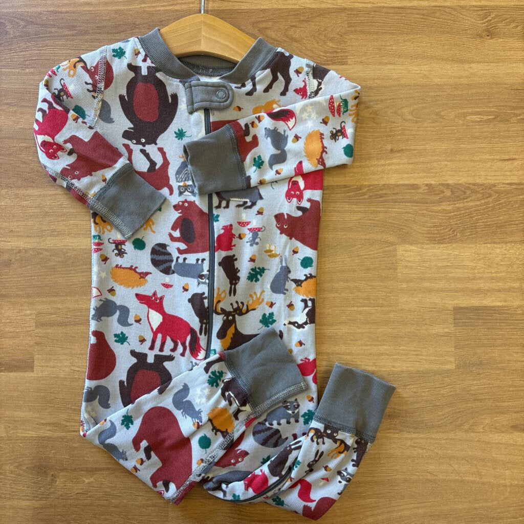 Hanna Andersson Animal Zip Sleeper - 9/12m