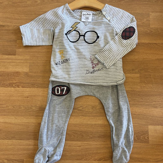 Harry Potter Stripe Two Pc Set - 18m