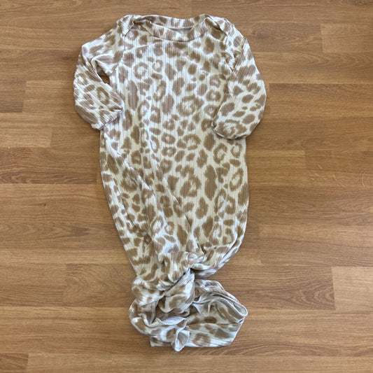 Harlee Eco & Co Animal Print Sleeping Gown NB
