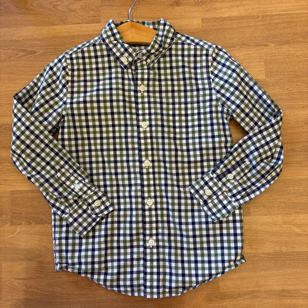 Janie & Jack Plaid LS Button Up - 4