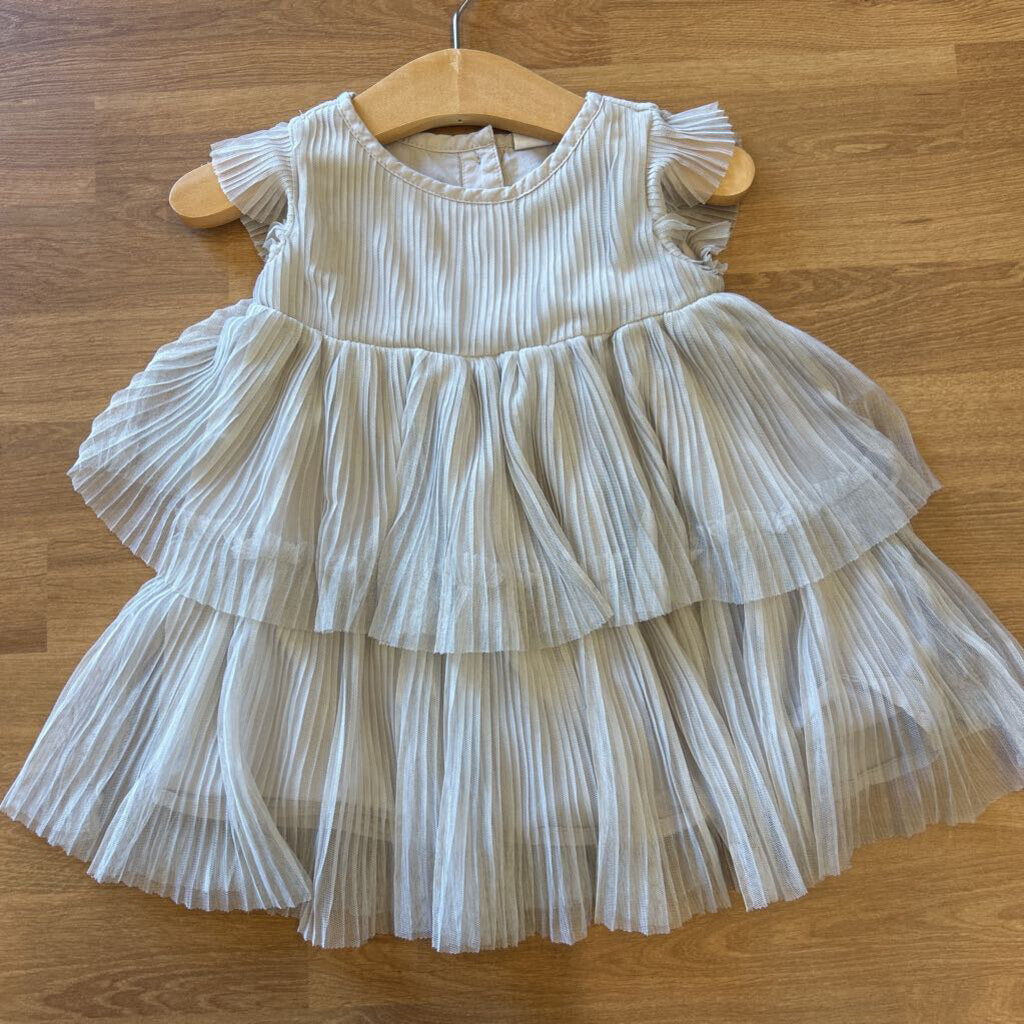 Old Navy Pleated Tulle SS Dress - 12/18m