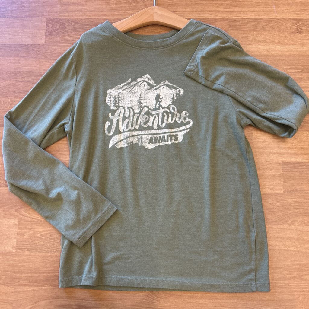 Cat & Jack Adventure LS Tee - 8