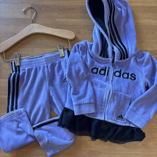 Adidas Velour Tracksuit - 24m