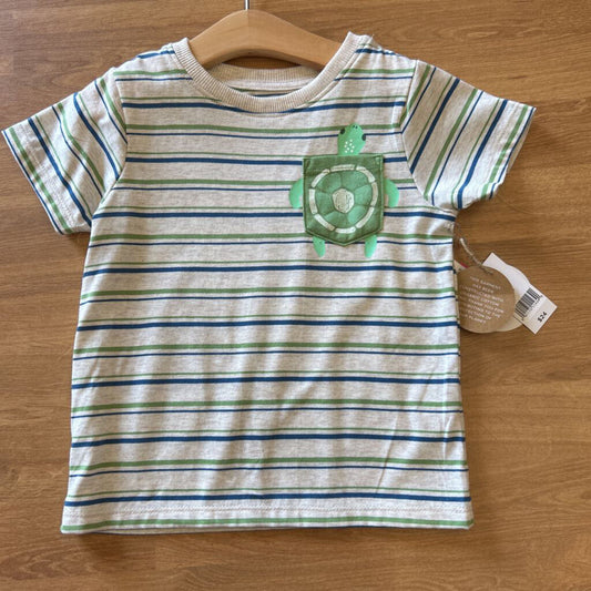 NWT Dip Stripe Turtle SS Tee - 4T