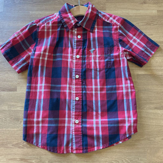 Wrangler Plaid SS Button Up - 4/5