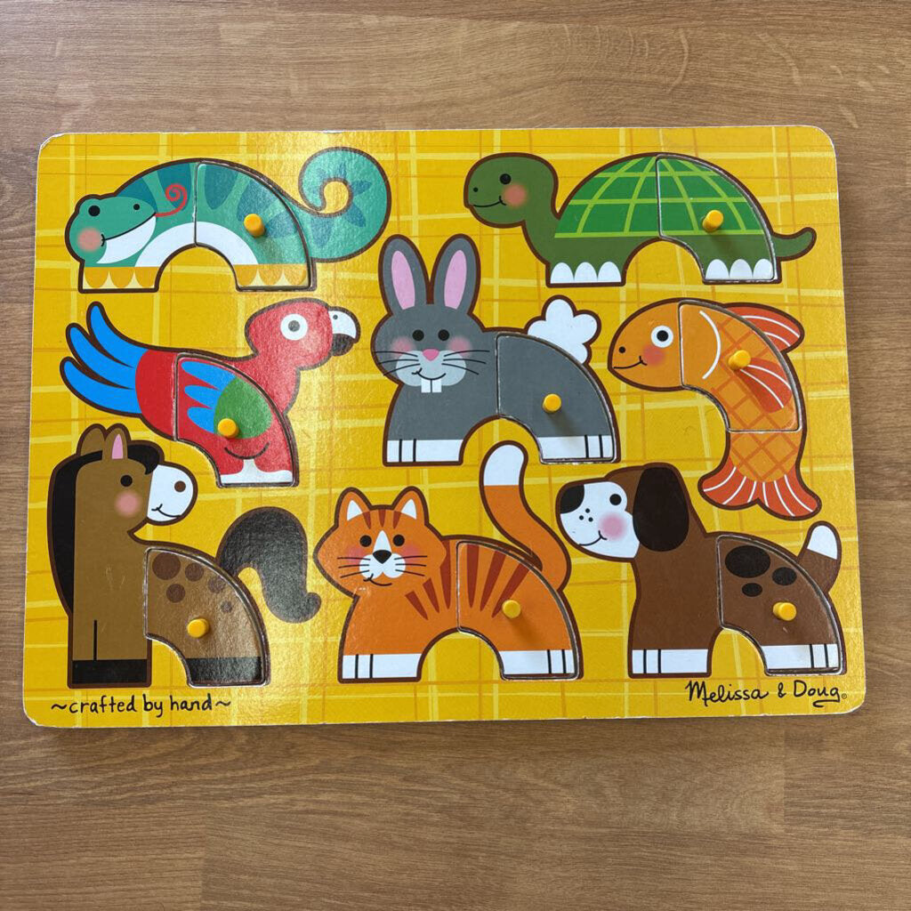 Melissa & Doug Wood Puzzle - Animals
