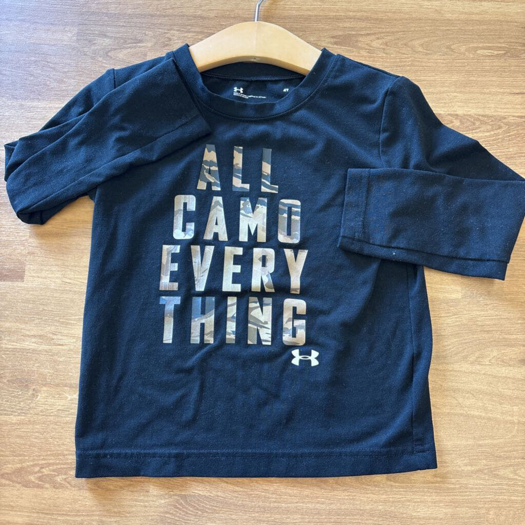 Under Armour Camo LS Tee - 4T