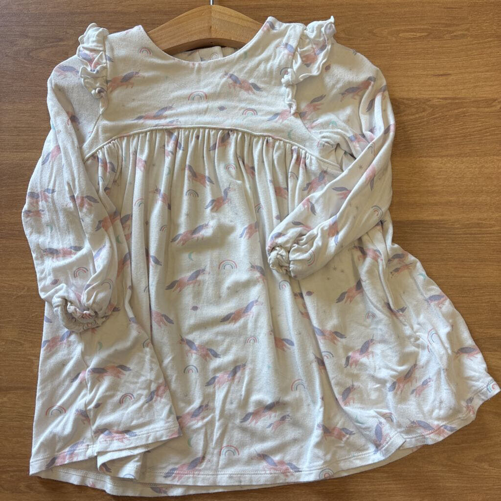 Angel Dear Bamboo Unicorn LS Dress - 18/24m