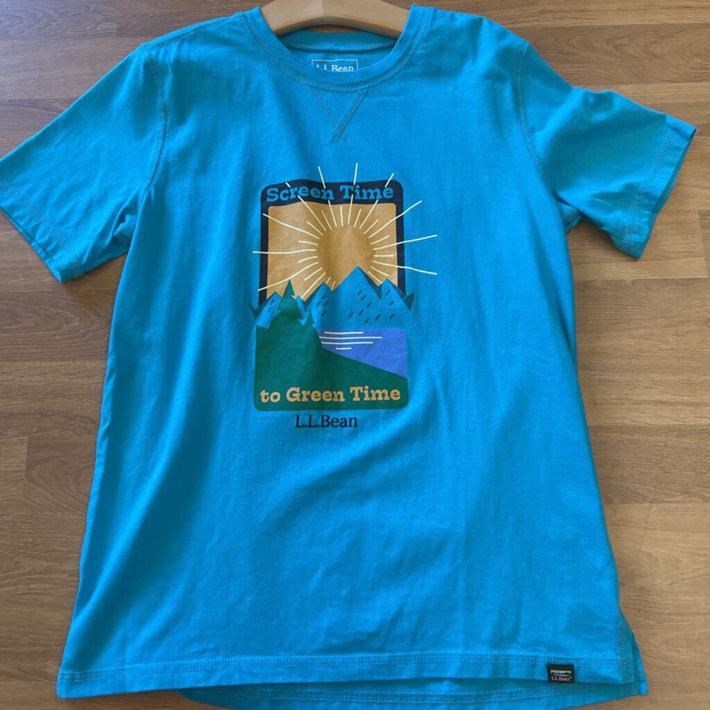 L.L. Bean Green Time SS Tee - 10/12