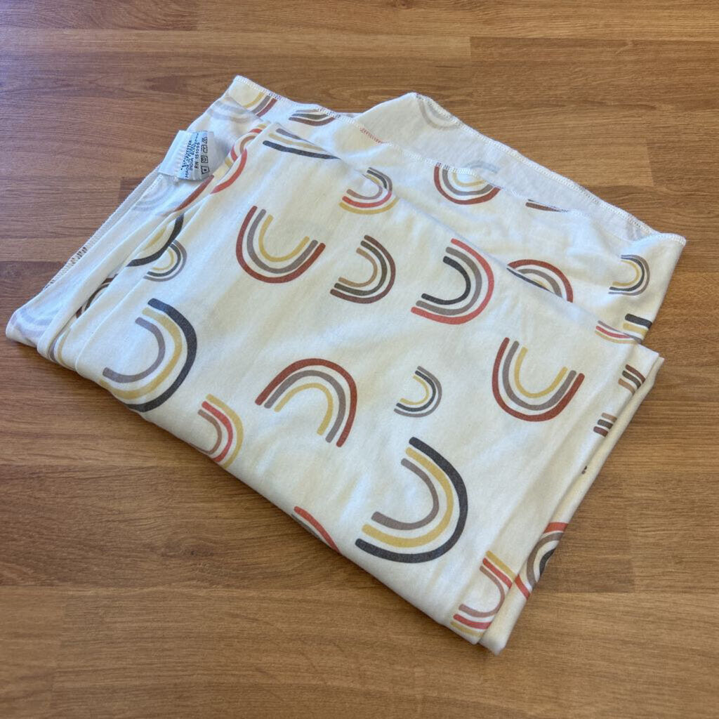 Copper Pearl Swaddle Blanket - Rainbow