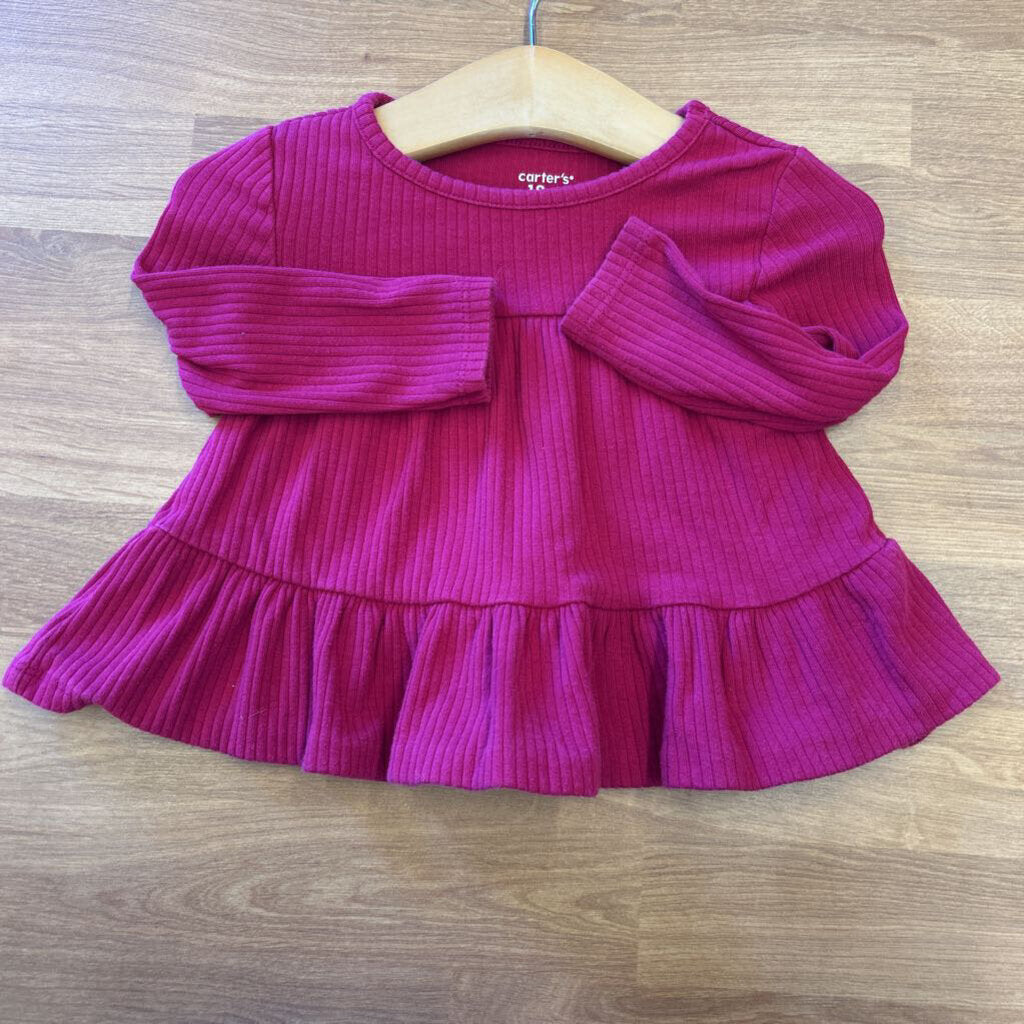 Carter's Ribbed LS Tee - 18m