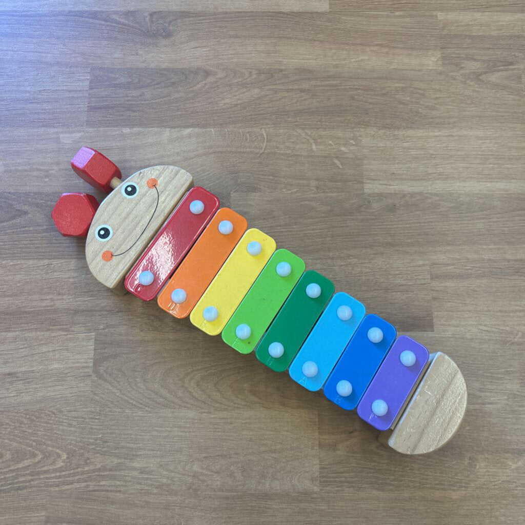 Melissa & Doug Wooden Caterpillar Xylophone