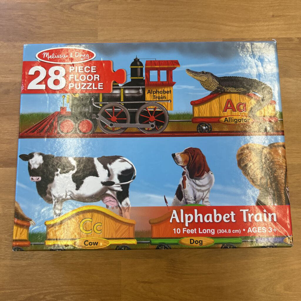 Melissa & Doug Floor Puzzle - Alphabet Train