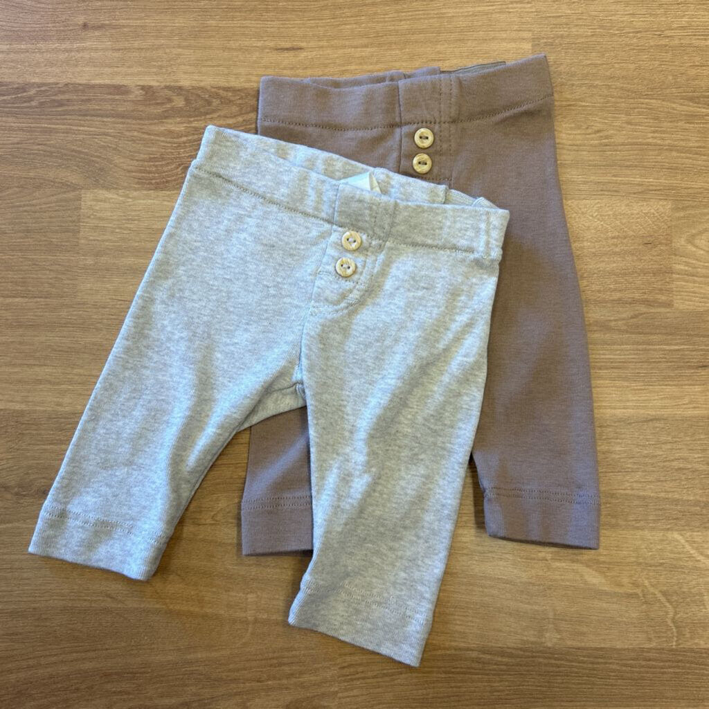 H&M Set of 2 Soft Pants - NB