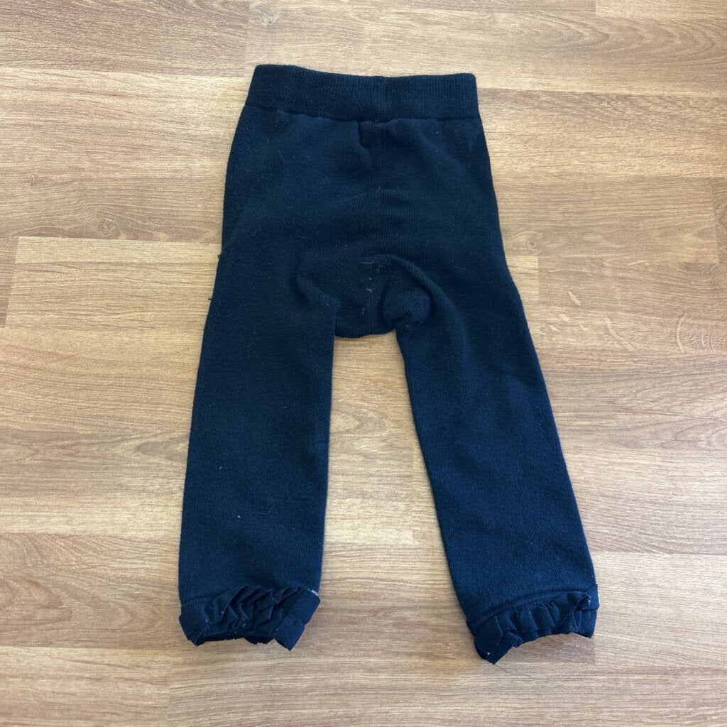 Ruffle Butts Footless Tights - 12/24m Black