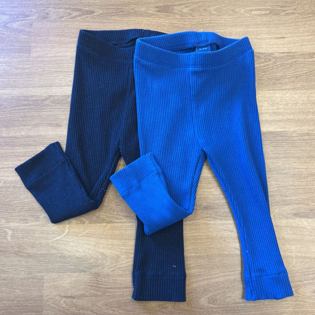 Old Navy Set of 2 Ribbed Leggings - 6/12m